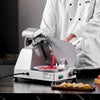 Vevor Electric Meat Slicer 180W 10" Carbon Steel Blade with Built-In Sharpener New