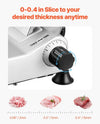 Vevor Electric Meat Slicer 180W 10" Carbon Steel Blade with Built-In Sharpener New
