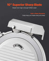 Vevor Electric Meat Slicer 180W 10" Carbon Steel Blade with Built-In Sharpener New