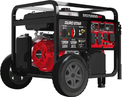 DuroStar DS13000MX 10500W/13000W Generator Dual Fuel Gas Propane 50 Amp with CO Alert and Remote Start New