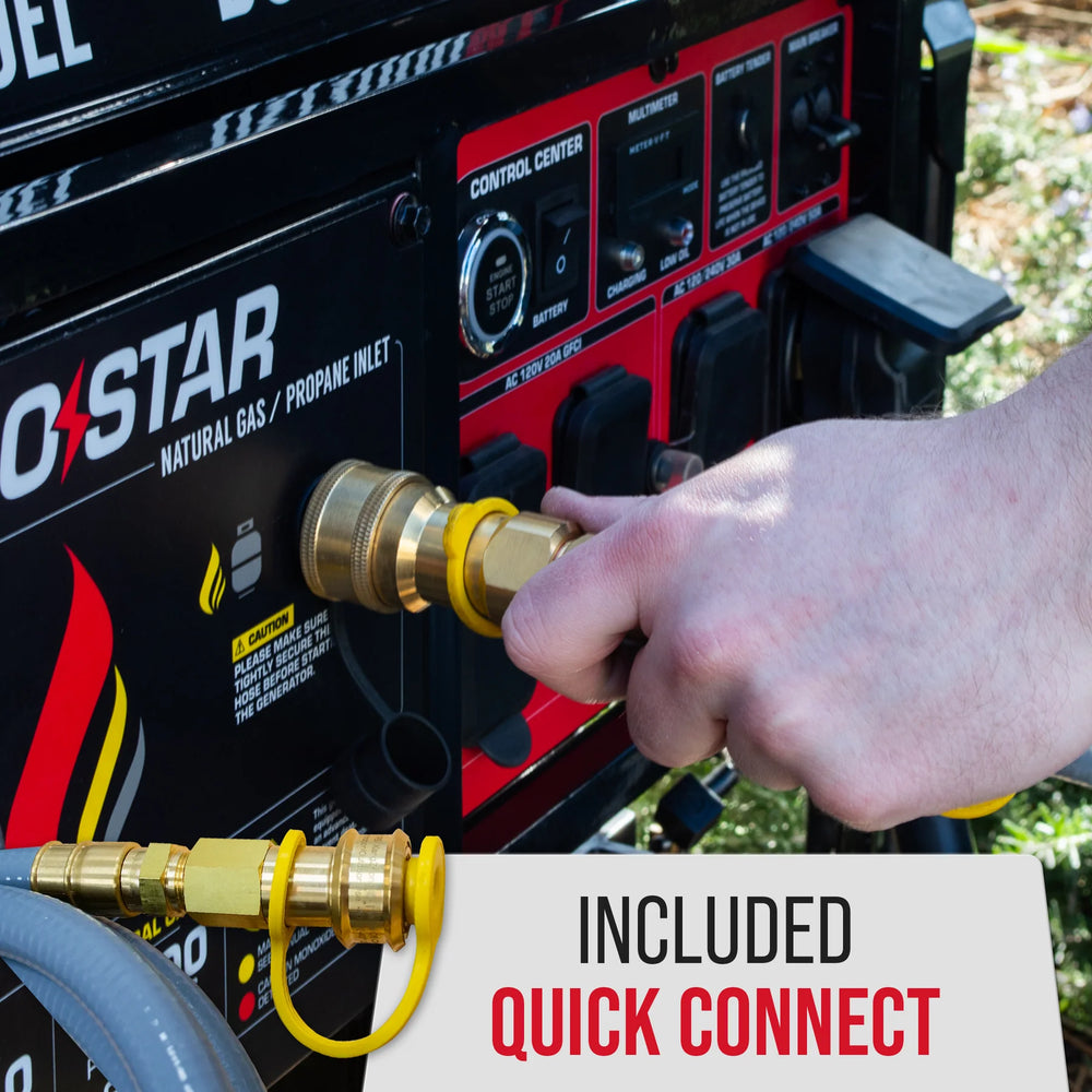 DuroStar DS13000MXT 10500W/13000W Generator Tri Fuel Gas Propane Natural Gas 50 Amp CO Alert Remote Start New