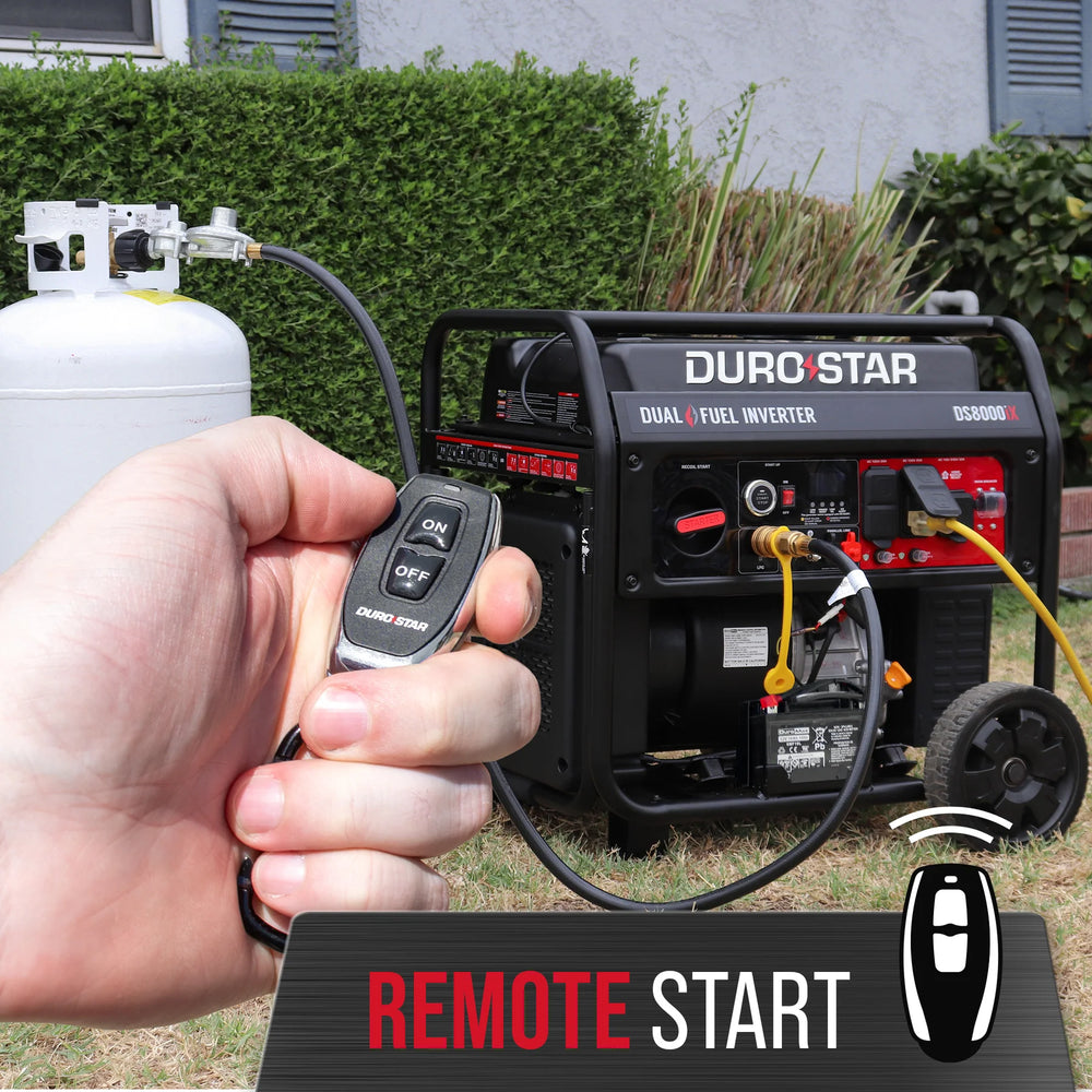 DuroStar DS8000iX Generator 6500W/8000W Dual Fuel Gas Propane Inverter Low THD CO Alert Remote Start New