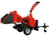 25hp 750cc Twin Cylinder ZONSEN Petrol Engine 7" Hydraulic Feeding Wood Chipper,  DCH7