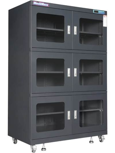 MechMaxx EDC1430A-6 Desiccator Cabinet 1430L ESD Electronic Dry Cabinet 20-60% RH Low Humidity Storage New