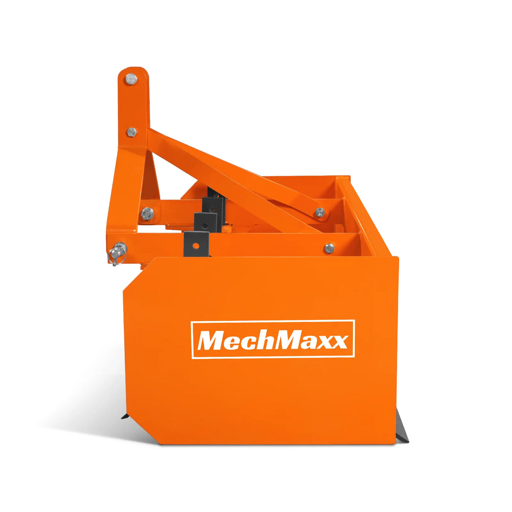 60" Box Blade Scraper with 5 Shanks 3 Point Hitch Tractor Attachment,  BB60