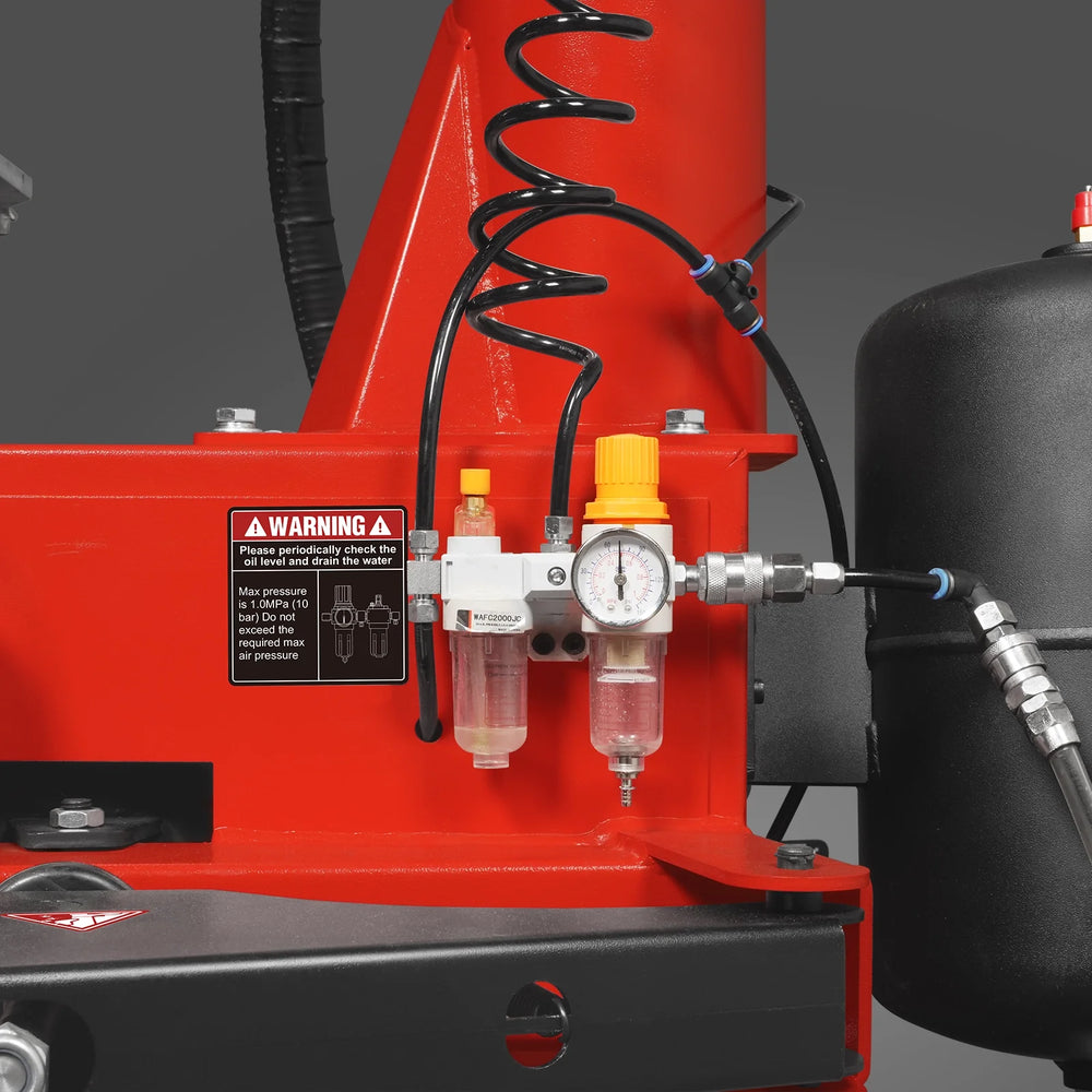 24" Rim Double Assist Arms Tire Changer Wheel Balancer Bundle,  TC9662,  WB855