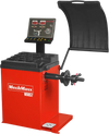 10-24" Rim Wheel Balancer Car Tire Balancing Machine 40 mm Shaft with Foot Pedal Brake,  Laser Guided and LED Illuminator,  WB857