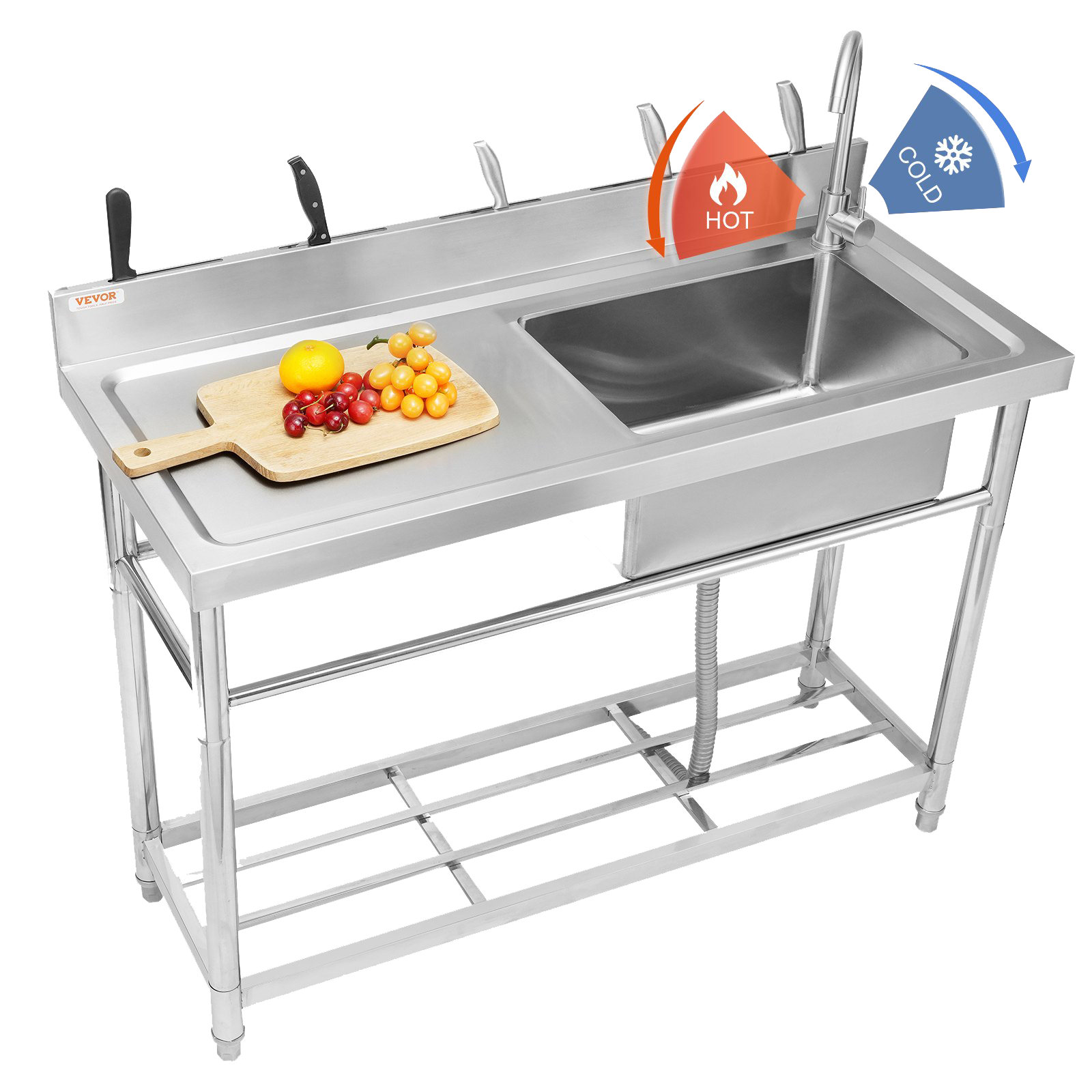 Vevor Stainless Steel Utility Sink 39.4