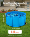 Vevor Round Canvas Fish Pond 818 Gal Above Ground PVC Koi Tank New