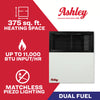 US Stove Ashley DVAG11-DF Wall Heater Dual Fuel Direct Vent 375 sq. ft. 11,000 BTU Furnace New