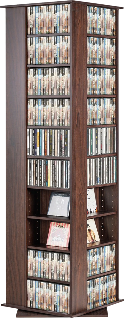 Vevor Media Storage Tower 4-Sided Revolving Cabinet 1,040 CDs New