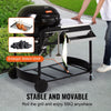 Vevor Portable Kettle Charcoal Grill 21" with Cart for Outdoor Cooking New