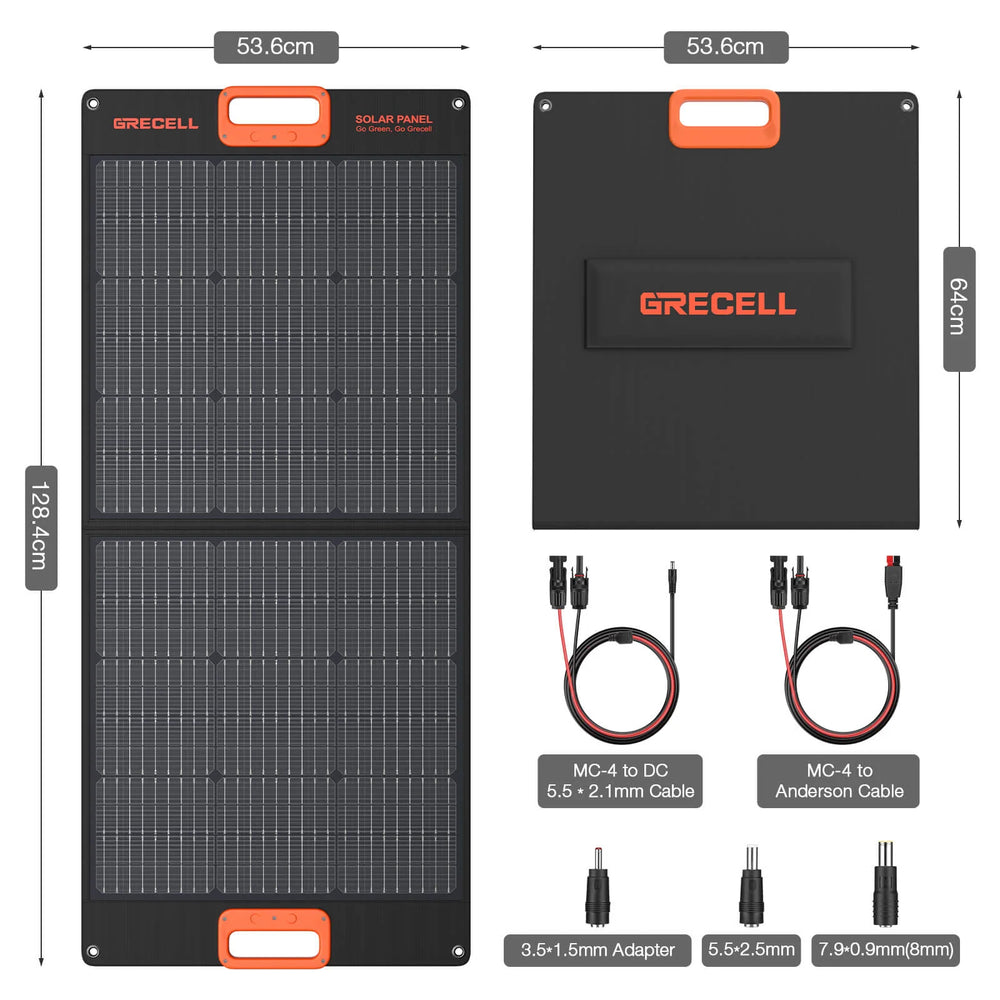 Grecell SP-100 Portable Solar Panel Foldable 100W New