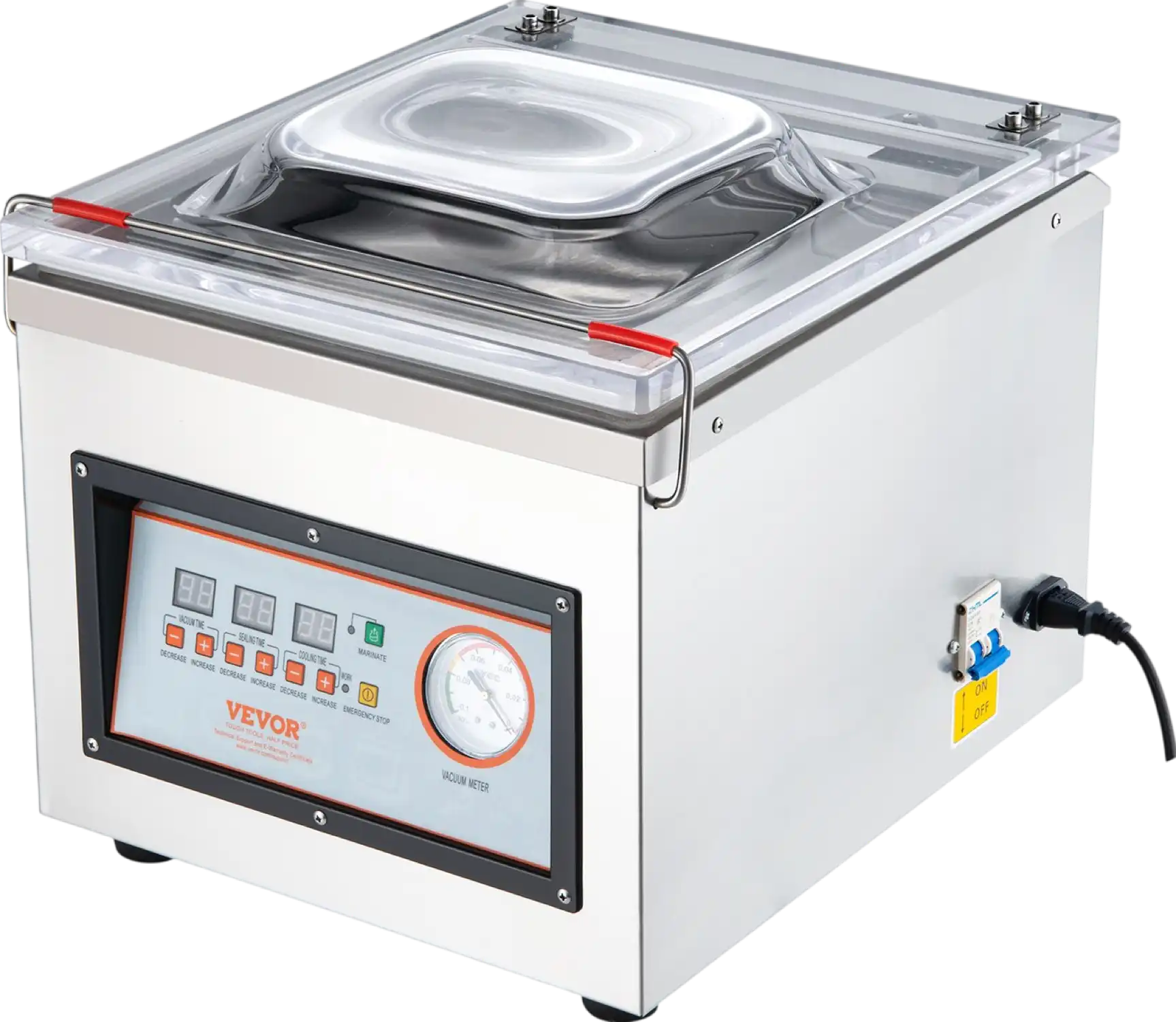 Vevor DZ-260C Vacuum Sealer Single Chamber Packaging Machine Food Saver New