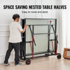 Vevor Foldable Ping Pong Table 108" x 60" Indoor/Outdoor with Net and Locking Wheels New
