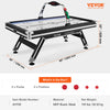 Vevor Hockey Table 89" Air-Powered Indoor LED Game with Electronic Scoreboard 2 Pucks and 2 Pushers New