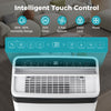 Touch control panel of the 4500 Sq. Ft 57 Pint Dehumidifier with LED display and 4 dehumidification modes.