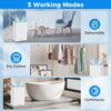 Dehumidifier with adjustable humidity settings and smart touch control, ideal for home use in basements or bedrooms.
