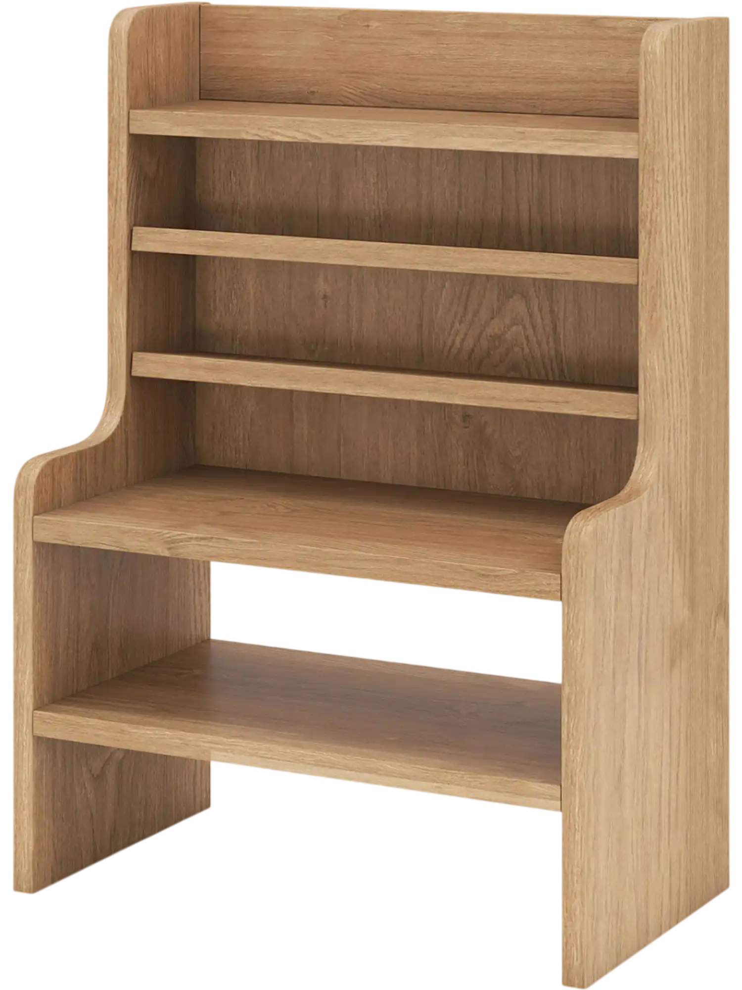 Costway 6-Tier Desktop Organizer Mini Storage Rack w/ 2 Removable Shelves 55969403 New