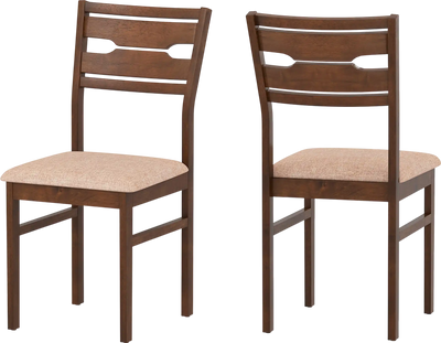 Costway Dining Chairs Rubber Wood Padded Seat Set 23014260 New