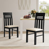 Dining Chairs High Back Dining Room Chairs Set of 2-Black - Gallery View 1 of 8