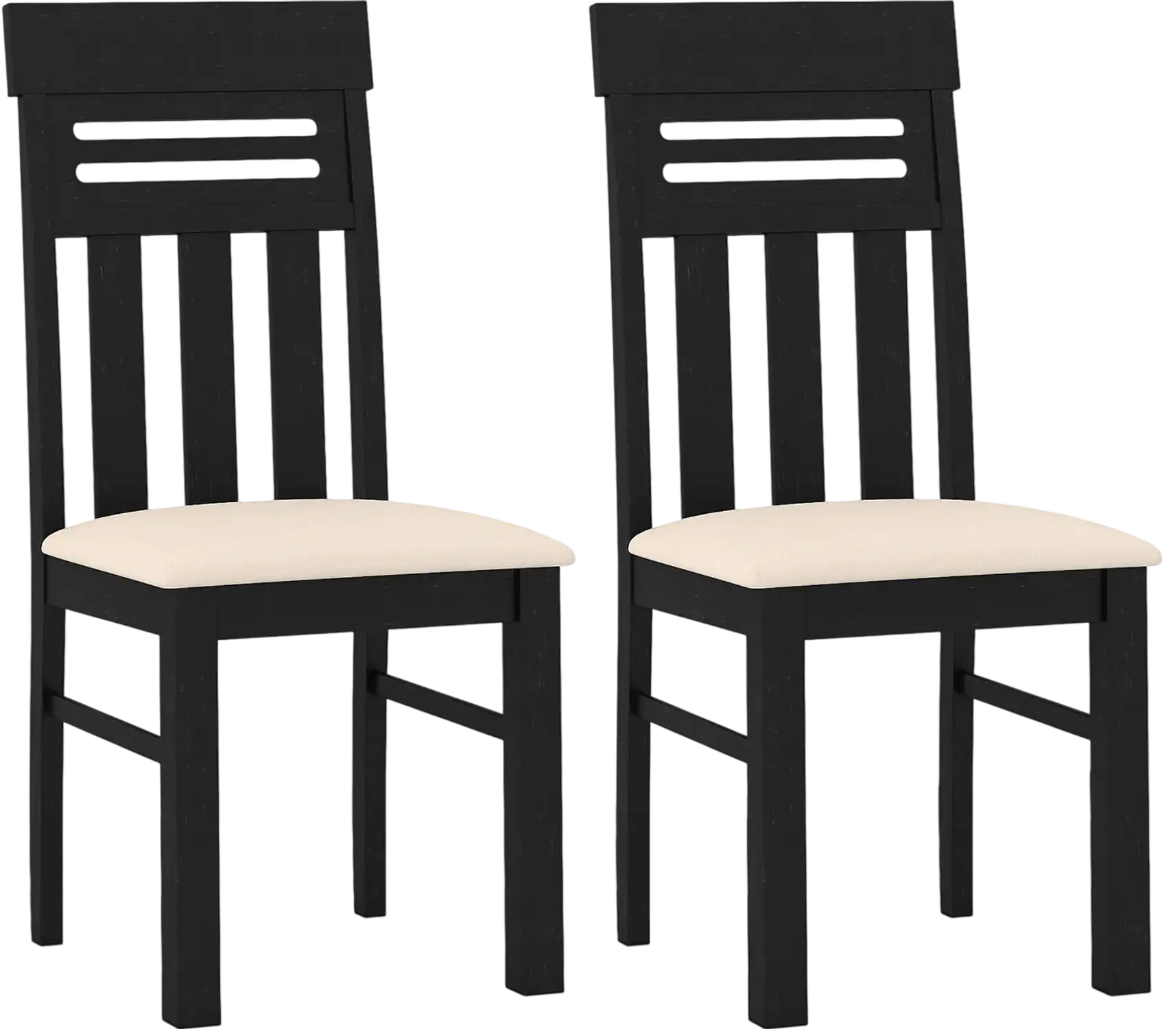 Costway High Back Dining Room Chairs Set of 2 51378511 New