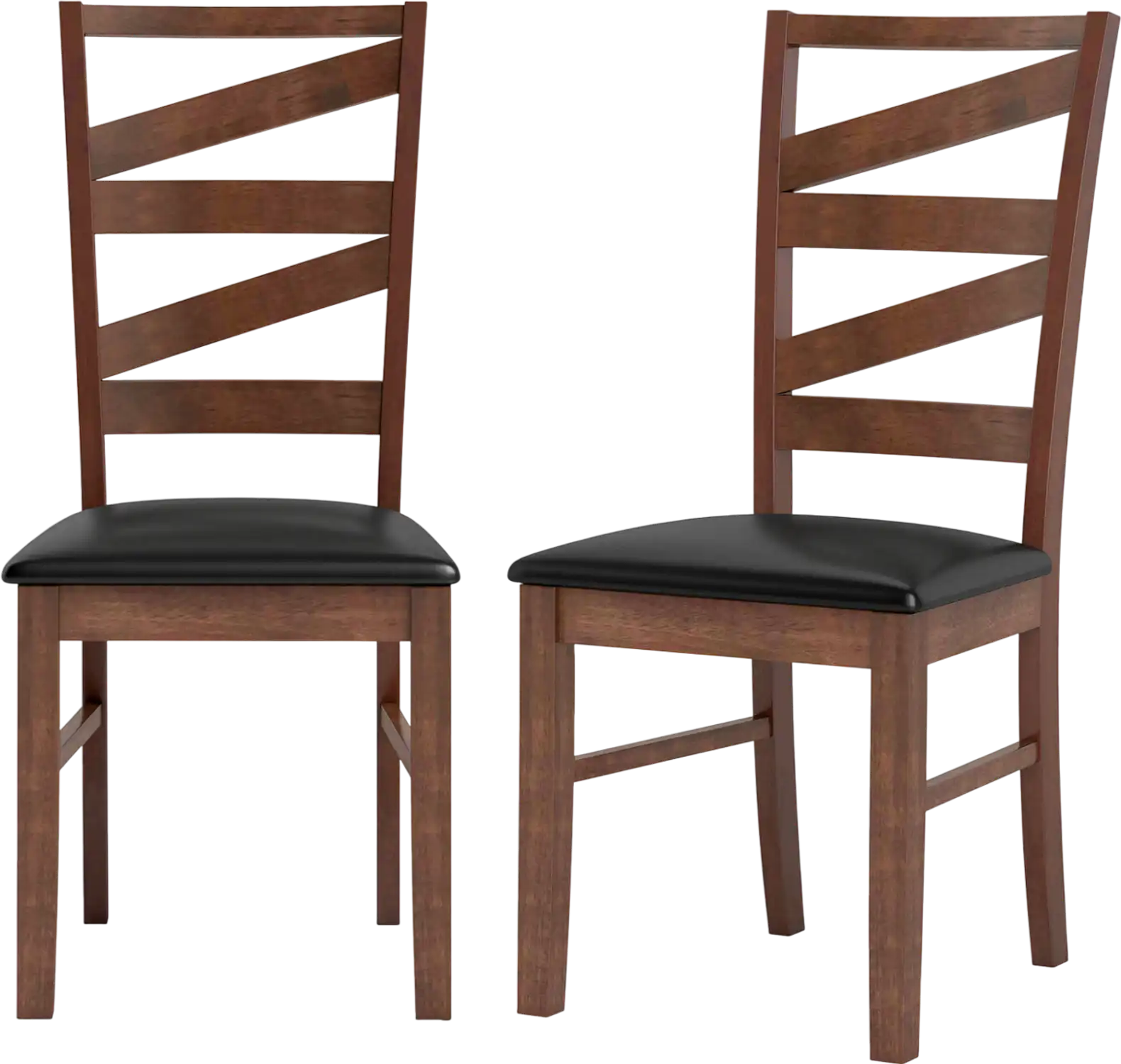 Costway Dining Chairs Set of 2 Kitchen Side Chairs Rubber Wood Legs 70633400 New
