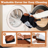 Washable cover for the Dog Car Seat Foam Booster Seat, featuring easy cleaning instructions for pet owners.
