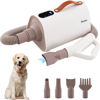 Costway Pet Hair Dryer Blower Negative Ion Adjustable Temperature 14576238 New
