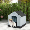 Dog House for Small Dogs Waterproof Plastic with Elevated Floor-S - Gallery View 1 of 11