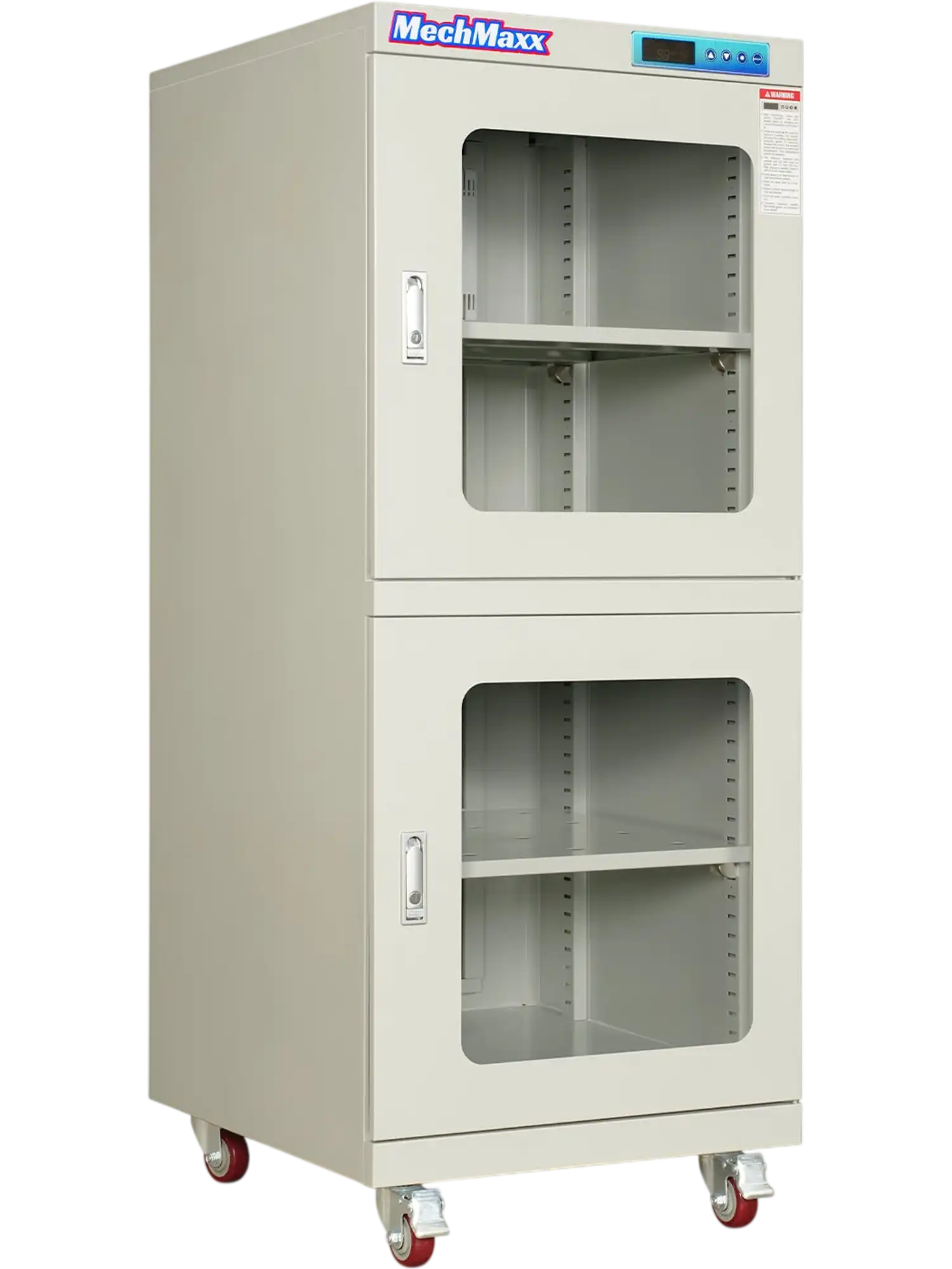 MechMaxx EDC540CW Desiccator Cabinet 540L ESD Electronic Dry Cabinet 1-10% RH Ultra-Low Humidity Storage White New