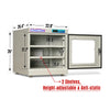 20-60% RH Electronic Dry Cabinet 210L ESD Desiccator Cabinet Low Humidity Storage, White, EDC210AW