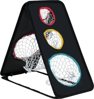 Costway Dual-Sided Golf Chipping Net Triple Target Training System 77380512 New