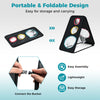 Dual-sided golf chipping net with 5 target holes, lightweight and foldable for easy storage and transport.