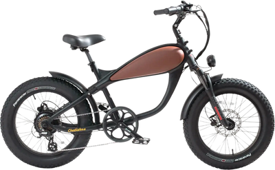 Glarewheel EB-CHMINI Fat Tire Electric Bicycle 7 Speed 20