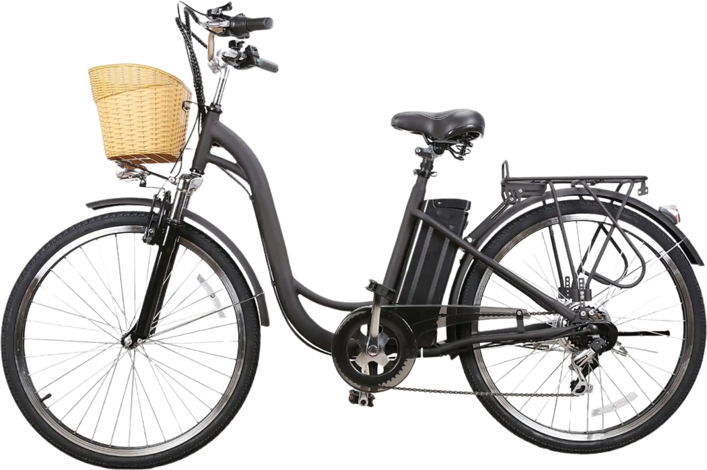 Glarewheel EB-X12 City Electric Bicycle 6 Speed 26