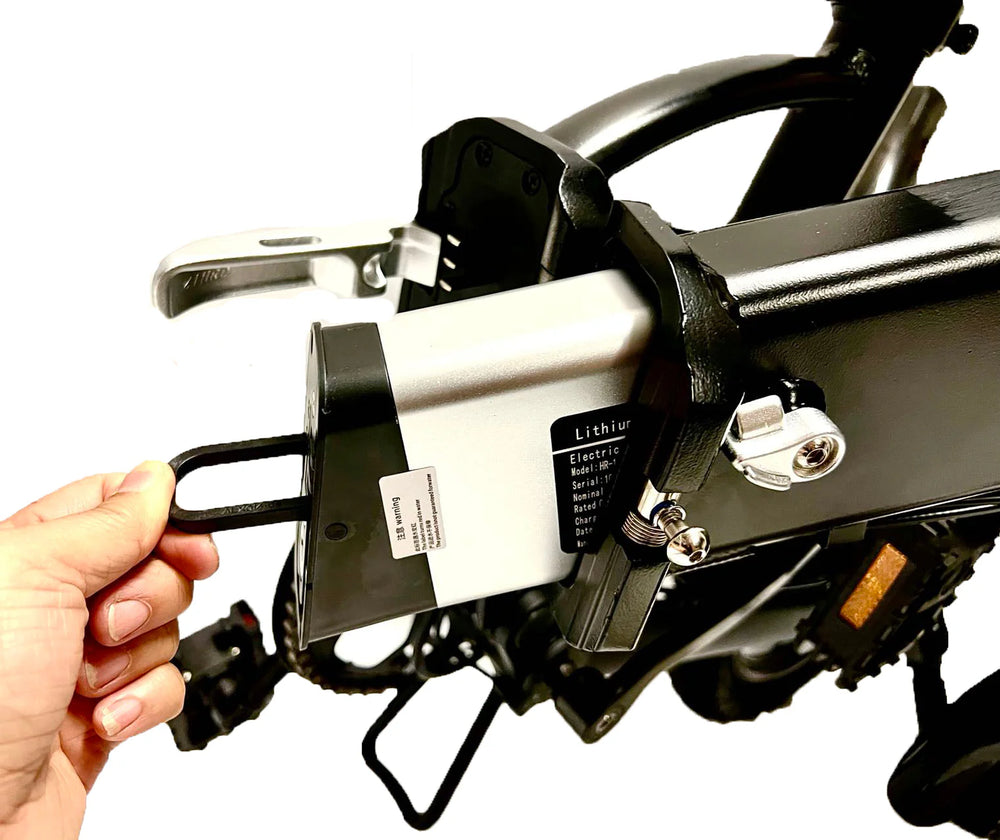 Glarewheel EB-X3 Electric Folding Bicycle 3 Speed 16" 350W 18 MPH 20 Mile 36V 7.5Ah Black or White New