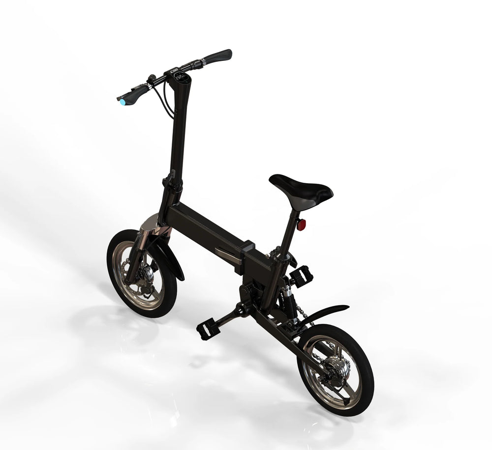 Glarewheel EB-X3 Electric Folding Bicycle 3 Speed 16" 350W 18 MPH 20 Mile 36V 7.5Ah Black or White New