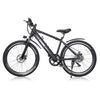 Glarewheel EB-X9 Electric Mountain Bicycle 6 Speed 26" 350W 20 MPH 30 Mile 36V 10Ah Black New