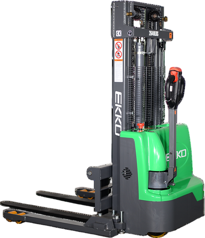 Ekko EB12E-98Li Lithium Iron Phosphate Straddle Stacker 72