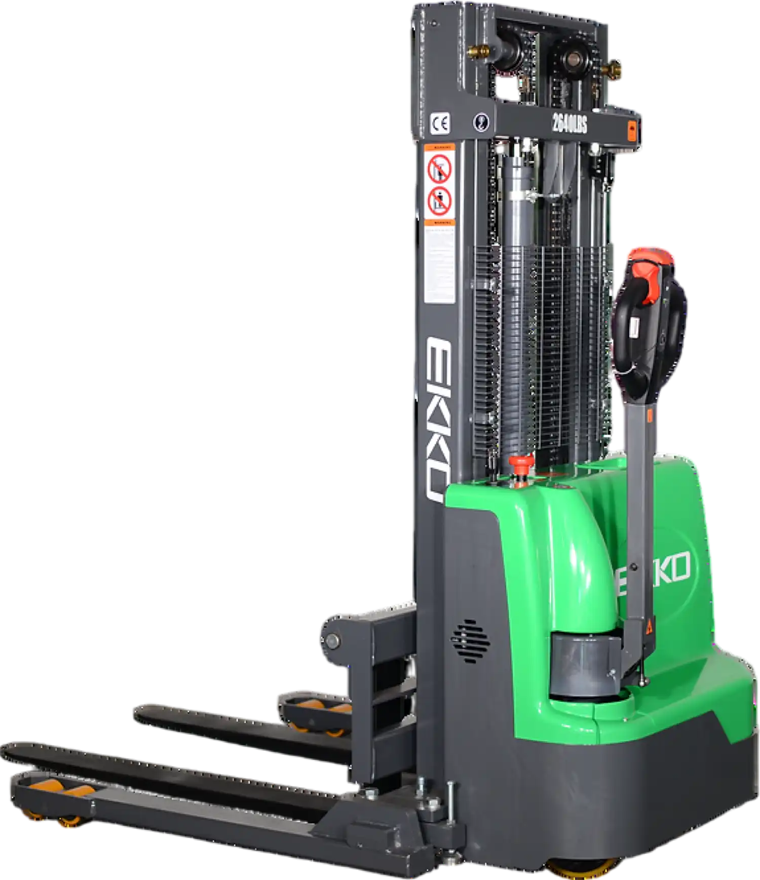 Ekko EB12E-98Li Lithium Iron Phosphate Straddle Stacker 72