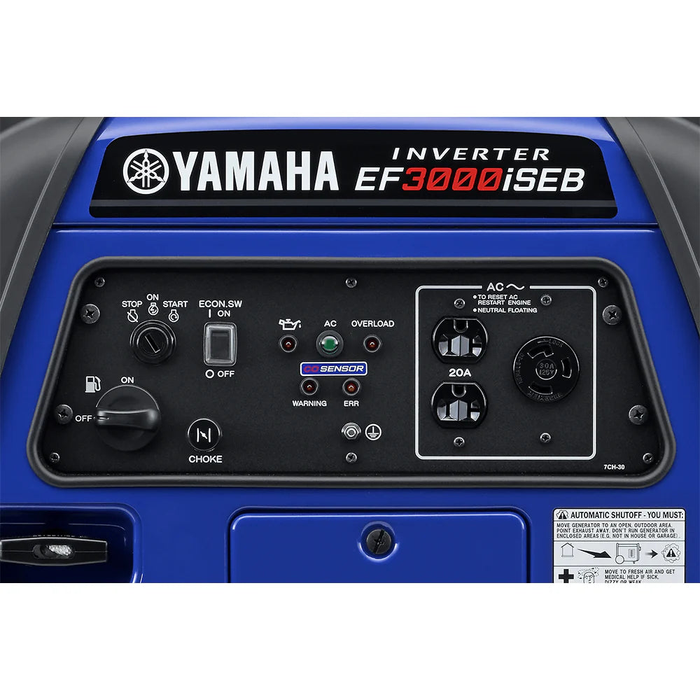 Yamaha EF3000iSEB 2800W/3000W Generator Boost Techology Low THD CO Sensor Gas Inverter Electric Start New