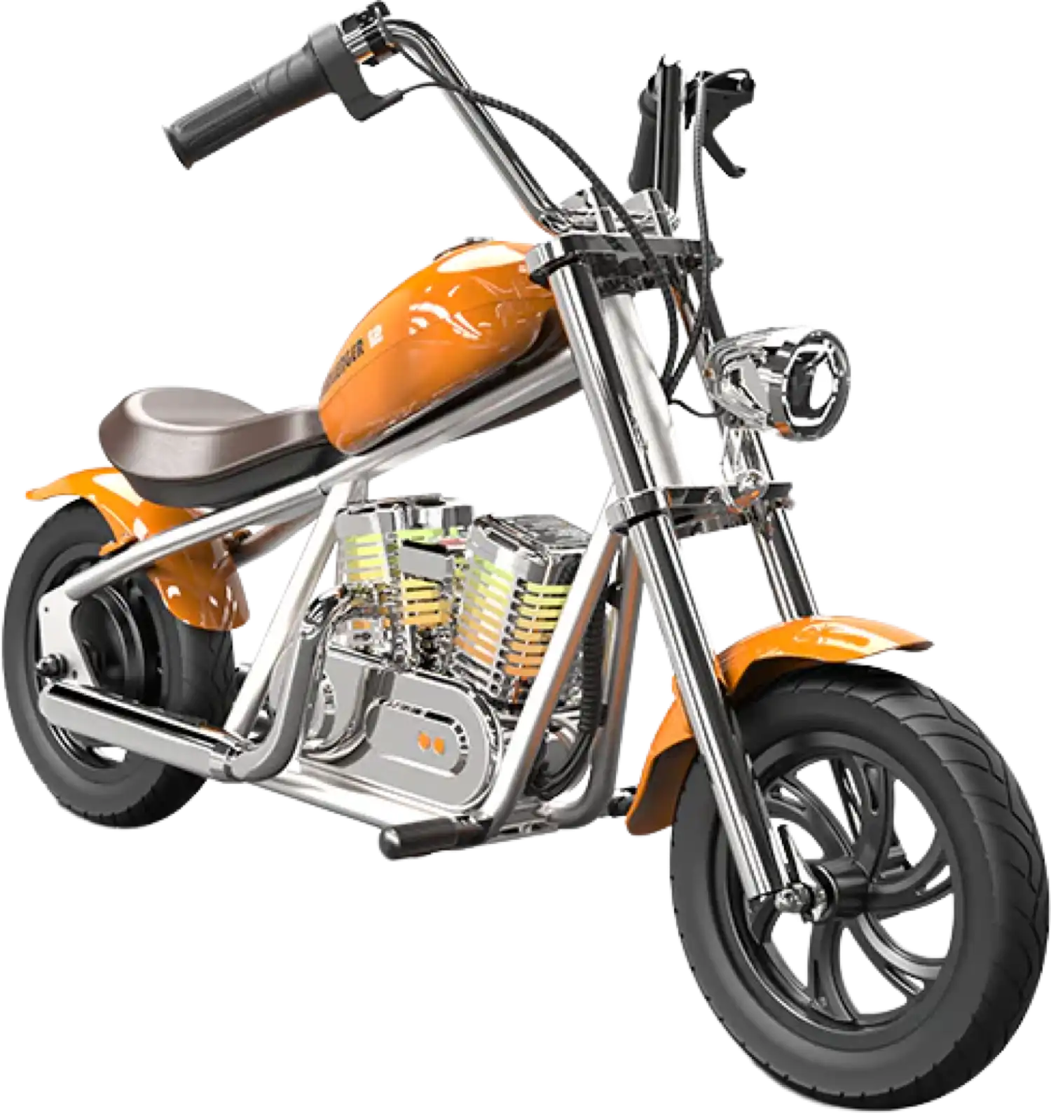 Hyper Gogo Challenger 12 Plus Electric Kids Motorcycle App Control and Bluetooth Speaker 21.9V 160W 10 MPH 7.5 Miles EL-MB07C New