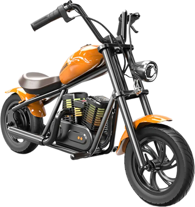 Hyper Gogo Challenger 12 Plus Electric Kids Motorcycle Bluetooth Speaker 21.9V 160W 10 MPH 7.5 Miles EL-MB07P New