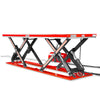Stationary Electric Hydraulic Parallel Double Scissor Lift Table 3300lb Capacity,  108.3" x 31.5" Platform,  33.9" Lift Height,  UL Certified Motor,  ELT33P