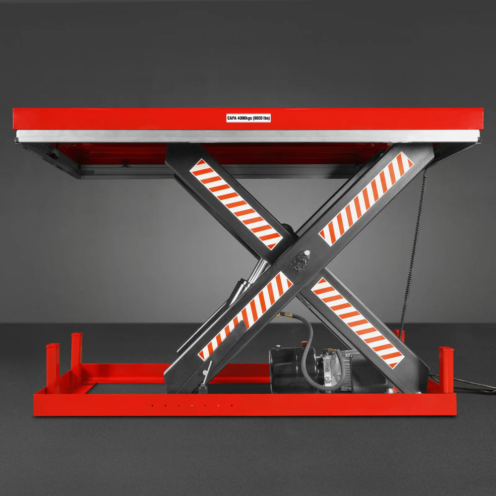 8800lbs Capacity Stationary Hydraulic Lift Table,  66.9" x 47.2" Platform,  43.3" Height,  UL Certified Motor,  ELT88