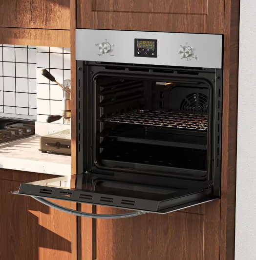 Empava Convection Oven 24" Single Wall 2.3 cu. ft. Natural Gas Only with Digital Timer Stainless Steel New