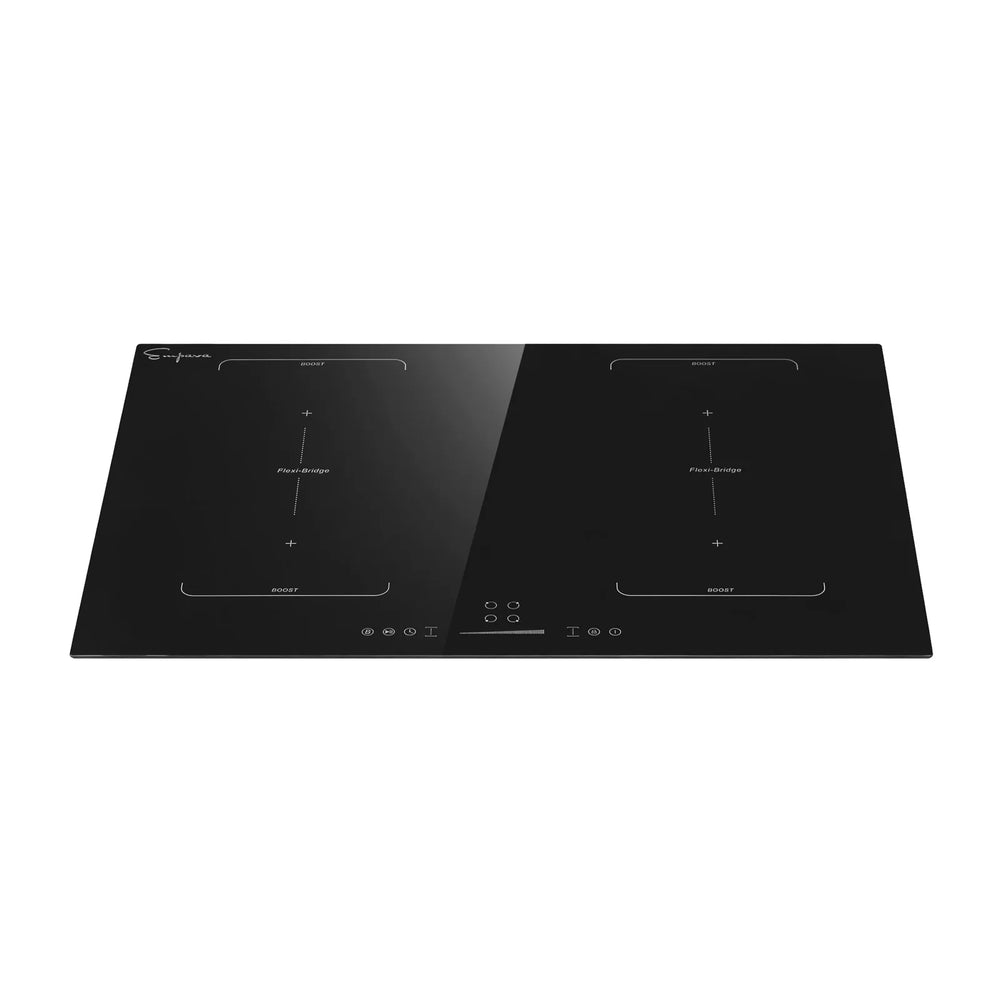 Empava Induction Cooktop 30" Electric Built-In Flex Zone Bridge and 4 Total Elements Black New