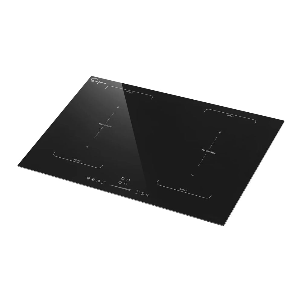 Empava Induction Cooktop 30" Electric Built-In Flex Zone Bridge and 4 Total Elements Black New