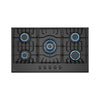 Empava Gas Cooktop 30" Built-In with 5 Italy SABAF Burners NG/LP Convertible Black Tempered Glass New